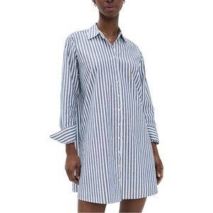 Xirena Mediterranean Striped Roxy Mini Dress / Tunic Top